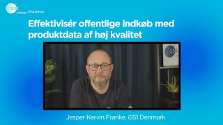 Webinar Effektivisér offentlige indkøb med produktdata af høj kvalitet [upl. by Dorej]