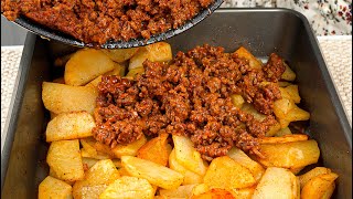 Just add ground beef to the potatoes Simple dinner recipe [upl. by Hilleary]