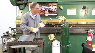 Propane amp Oxygen Torch Cutting Instructional Video [upl. by Llert]