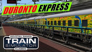 NEW LHB COACHES IN RAILWORKS  SCR ROUTE  12285 SC  NZM DURONTO EXPRESS  INDIAN TRAIN SIMULATOR [upl. by Nyrat401]