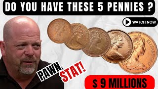 quotTOP 5 Pennies Worth Millions IF YOU HAVE IT CoinsHeritage1 [upl. by Massey887]