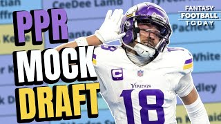 PPR Mock Draft 20 How Experts and Fans Build Winning Teams  2024 Fantasy Football Advice [upl. by Haman730]