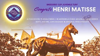 2024 Breeders Cup Juvenile Turf  Henri Matisse [upl. by Sairu]