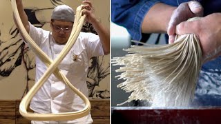 The Art Of Making Noodles By Hand [upl. by Rosene]