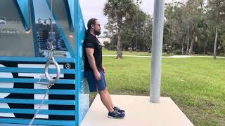 Tib Raises Tibialis Anterior Exercise Demonstration [upl. by Xerxes]