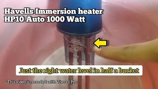 Havells Immersion heater HP10 Amazon shopping Review review amazon india [upl. by Ylsel]