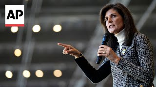 Nikki Haley fends off attacks from Trump DeSantis ahead of Iowa caucuses [upl. by Sibell]