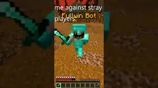 stray vs cubecraft players minecraftpvp [upl. by Enawyd]