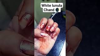 White Lunula Chand 🌒 Signs in Hand  palmistry  astrology palmistry shortvideo motivation [upl. by Alletniuq]