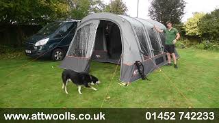 Vango Galli Air TC Low Awning Review 2024 [upl. by Rafe]