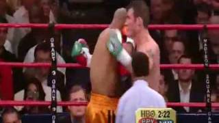 Calzaghe vs Jones Jr 17 [upl. by Areema]