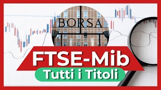 FTSE MIB analisi titoli Settimana positiva ma [upl. by Helve]