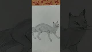 Fox 🦊drawing jubinnautiyal song music bollywood artpanting love easypanting art drawing [upl. by Arannahs]