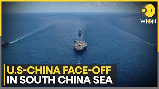 South China Sea China says it tracked warned expelled a US warship  Latest English News  WION [upl. by Nailluj]