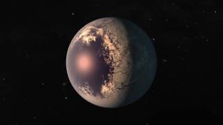 TRAPPIST1 Planets  Flyaround Animation [upl. by Akimot]