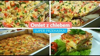 Omlet z chlebem  Super przekąska [upl. by Parthinia]