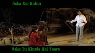 Jiska Koi Nahin Uska Tu Khuda Hai Yaaro  Kishore Kumar  Laawaris 1981  HD [upl. by Crosby]