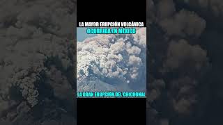 La peor erupción ocurrida en México la gran erupción del Chichonal 1982 [upl. by Euqinmod49]