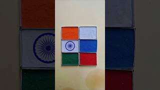 🇮🇳🇷🇺 Flag Art  Republic Day Drawing  art shorts [upl. by Phelan]