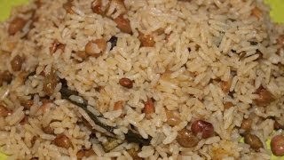 HOW  TO MAKE REAL JAMAICAN RICE AND PEAS  GUNGUH GREEN PIGEON PEAS [upl. by Aneetak]