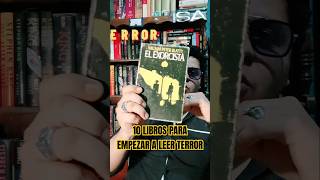 📚🎃 10 Libros para empezar a leer terror [upl. by Entirb]