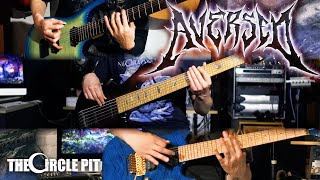 AVERSED  Close My Eyes Official Guitar amp Bass Playthrough Melodic Death Metal  The Circle Pit [upl. by Gaulin]