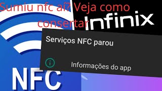 como resolver problema no celular Infinix parou de funcionar o NFC [upl. by Stannfield969]