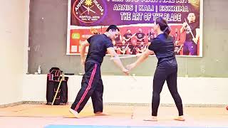 Kali  Arnis Tirada 12 Basic strikes flow drill of Filipino Martial arts [upl. by Enninaej967]