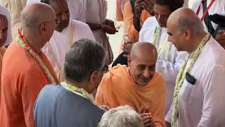 HH Radhanath Swami performs ceremonies for the welfare of his departed father [upl. by Alidus]