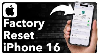 How To Factory Reset iPhone 16 [upl. by Naimerej]