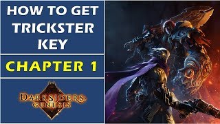 How to get Trickster Key in Fortress Path  Chapter 1 Dethroned  Darksiders Genesis [upl. by Esilanna484]