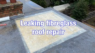 How to repair a leaking fibreglass roof [upl. by Azne]