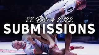 The 22 Best JiuJitsu Submissions of 2022  FloGrappling [upl. by Enneles]