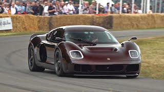 Radford Lotus Type 622  35 V6 DOHC 600HP  in action at Goodwood Festival of Speed [upl. by Ynnol]