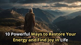 10 Powerful Ways to Restore Your Energy and Find Joy in Life [upl. by Lanor]