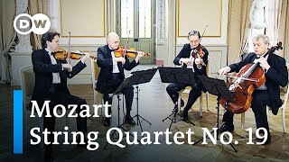 Mozart String Quartet No 19 Dissonance  Gewandhaus Quartet [upl. by Rosenkranz179]