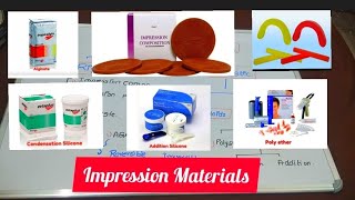 Impression materials in dentistry [upl. by Klehm]