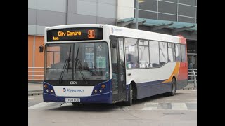 Stagecoach Manchester 33874 VV08BLU on 112 to Middleton 20130413 Part 2 [upl. by Fowle]