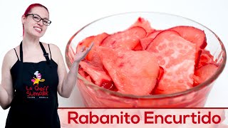 💚 Como hacer Rabanito Encurtido Peruano ✓ Receta Fácil y Rapida [upl. by Iborian]