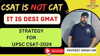 Crack CSAT 2024 like a Pro it is Desi GMAT csat strategy2024 ekamiasacademyofficial SpyGamesPavneet [upl. by Shellans934]