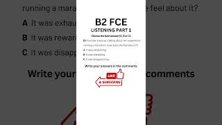 B2 First FCE Listening Practice Test 2024  Part 1 b2firstlisteningtests learningenglish fce [upl. by Schwing]