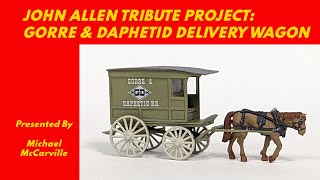 Ep 173 HOWTO John Allen Tribute Project GampD Delivery Wagon in HO scale McCarville Studios [upl. by Jerri]