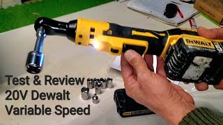 Test amp Review Cheap Ratchet Impact Wrench 38 Cordless 20V Dewalt Battery Byczone [upl. by Quartana]