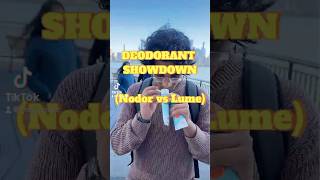 Deodorant Showdown Sniff Test Part 1 movefreely nodor lumedeodorantreview [upl. by Ami]