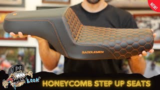 Saddlemen Step Up Honeycomb Seats  DeadbeatCustomscom [upl. by Flint]