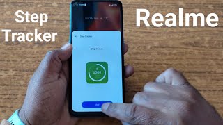 Realme device enable step tracker  realme UI 40 step tracker [upl. by Ozkum]