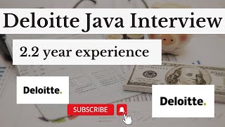 Deloitte Interview experience Java Developer 2 years experience [upl. by Hobey]