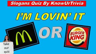 Guess the Brand from the Slogan Random Quiz with Answers [upl. by Biondo524]