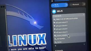 Wifi spamming attack Kali Linux [upl. by Araminta]