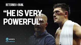 Dmitry Bivol reacts to his disappointing majority decision loss to Artur Beterbiev 😔 🇸🇦 [upl. by Fayre]